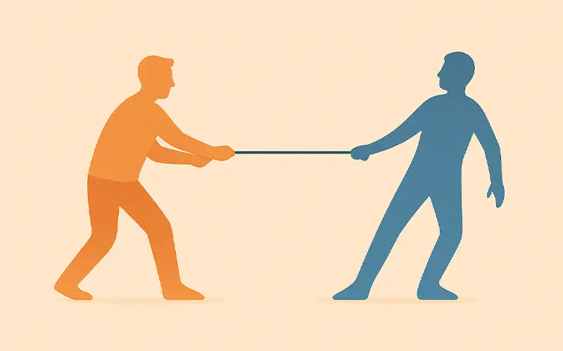 Illustration of push-pull dynamic